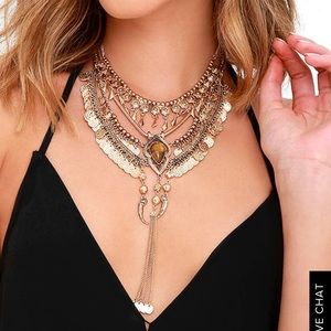 Lulu’s Festival of Lights Gold Necklace